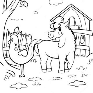 Page A Colorier Des Animaux De La Ferme 71544-59118