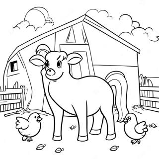 Page A Colorier Des Animaux De La Ferme 71544-59119