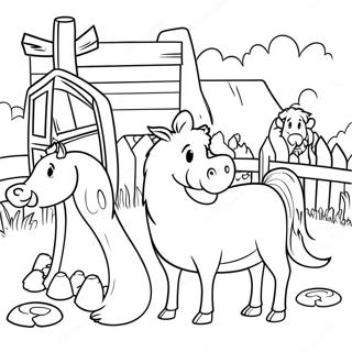 Page A Colorier Des Animaux De La Ferme 71544-59120