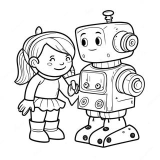 Page A Colorier De Rosie Revere Creative Construisant Un Robot 71634-59199