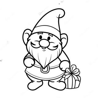 Page A Colorier De Gnome De Noel 7164-5827