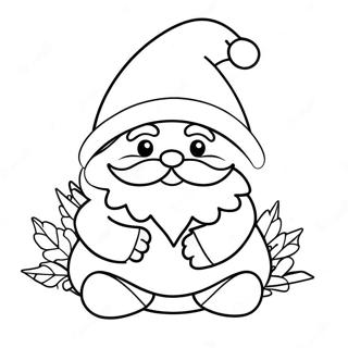 Page A Colorier Du Gnome De Noel Festif 7165-5829