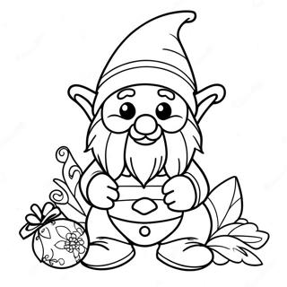 Page A Colorier Du Gnome De Noel Festif 7165-5830