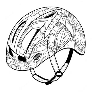 Page A Colorier Sur Le Casque De Velo Colore Et La Securite 71744-59281