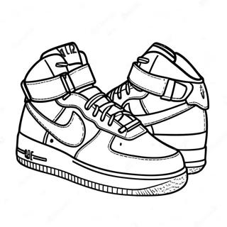 Page A Colorier Des Baskets Air Force 1 7174-5833