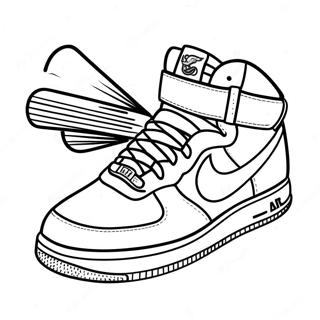 Page A Colorier Des Baskets Air Force 1 7174-5834