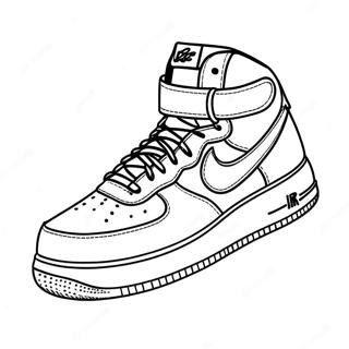 Page A Colorier Des Baskets Air Force 1 7174-5835