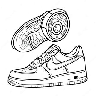 Page A Colorier Des Baskets Air Force 1 7174-5836