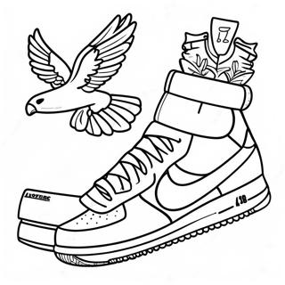 Page A Colorier Des Air Force 1 Elegantes 7175-5838