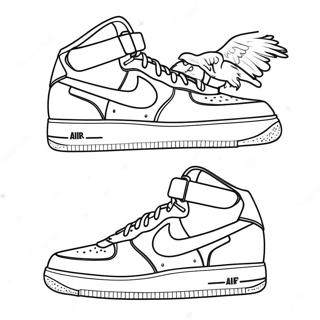 Page A Colorier Des Air Force 1 Elegantes 7175-5839