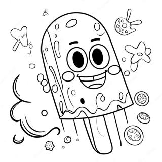 Spongebob Glace Pages À Colorier