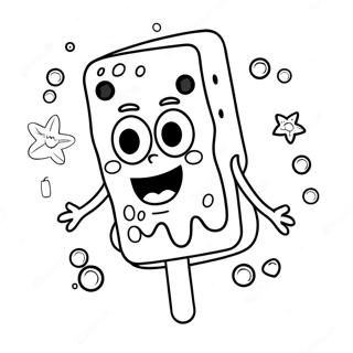 Page A Colorier De La Glace De Spongebob Coloree 71784-59315