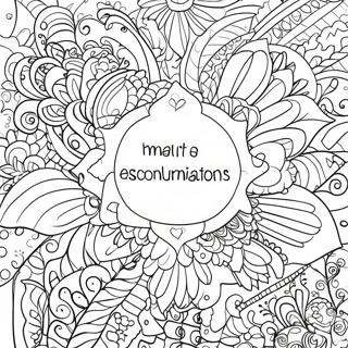 Affirmations Positives Pages À Colorier