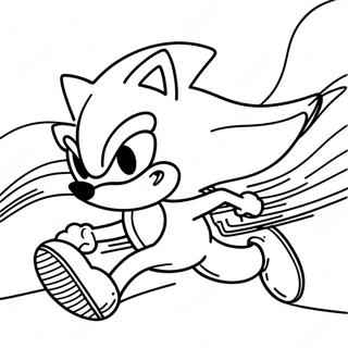 Page A Colorier Sonic Le Herisson En Pleine Vitesse 71914-59419