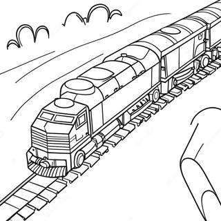 Train Lego Pages À Colorier