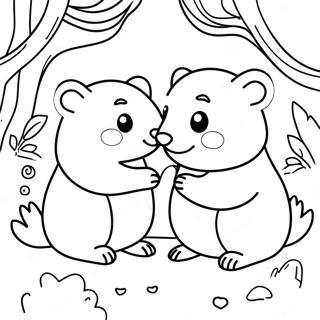 Page A Colorier Hamster Et Gretel 71933-59443