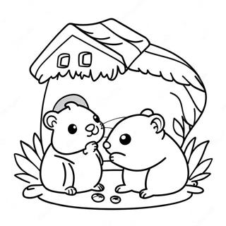 Page A Colorier Hamster Et Gretel 71933-59444