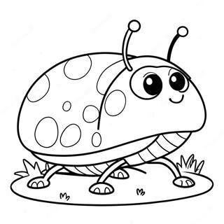 Page A Colorier Mignon Insecte Roly Poly 71954-59449