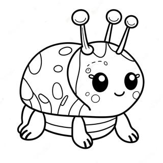 Page A Colorier Mignon Insecte Roly Poly 71954-59451