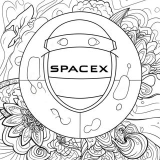 Spacex Pages À Colorier