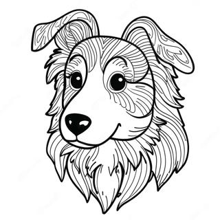 Page A Colorier De Chien Colley 72073-59544