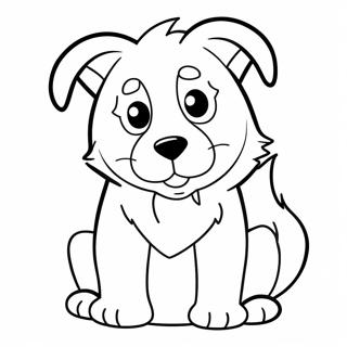 Page A Colorier De Chiot Colley Mignon 72074-59535