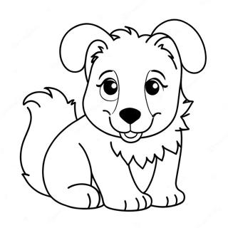 Page A Colorier De Chiot Colley Mignon 72074-59536