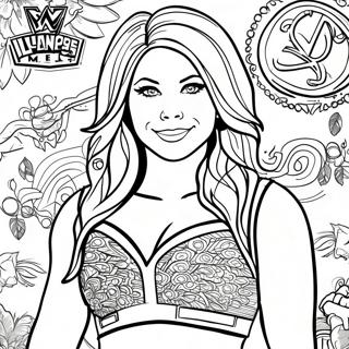 Alexa Bliss Pages À Colorier