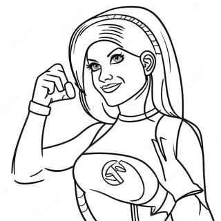 Page A Colorier Alexa Bliss En Action 72175-59617