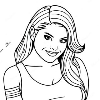 Page A Colorier Alexa Bliss En Action 72175-59618