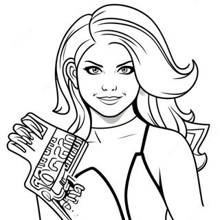 Page A Colorier Alexa Bliss En Action 72175-59620