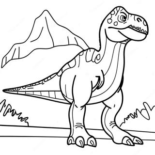 Giganotosaurus Monde Jurassique Dominion Pages À Colorier