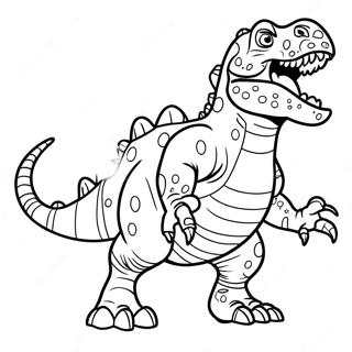 Page A Colorier Du Giganotosaurus Rugissant 72225-59655