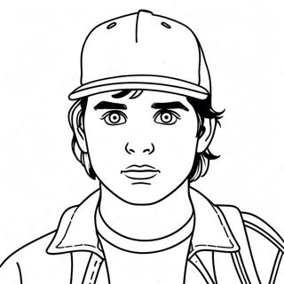 Stranger Things Steve Pages À Colorier