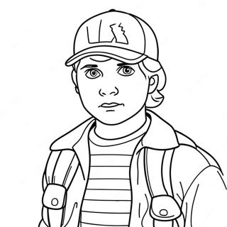 Page A Colorier De Steve De Stranger Things 72234-59659