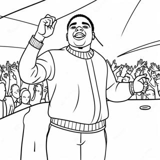 Page A Colorier De Kevin Gates En Performance Sur Scene 72255-59682