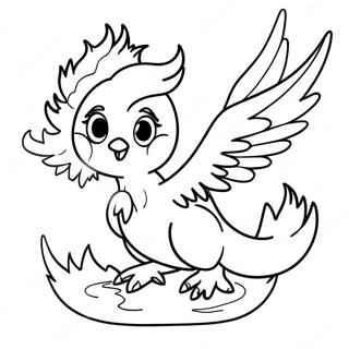 Moltres Pages À Colorier