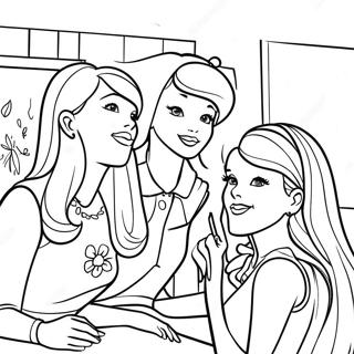 Page A Colorier Barbie Et Ses Soeurs 72284-59696