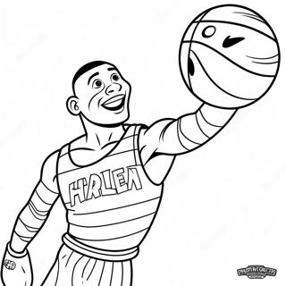 Harlem Globetrotters Pages À Colorier