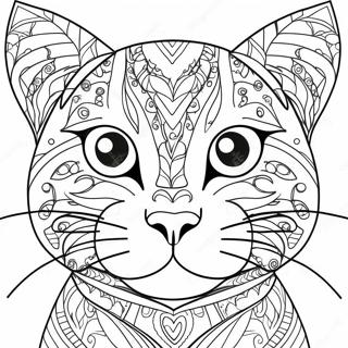 Page A Colorier De Tete De Chat 72464-59843