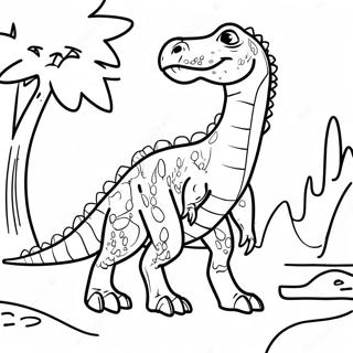 Baryonyx Pages À Colorier