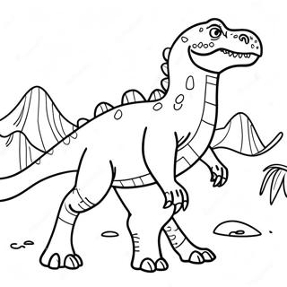 Page A Colorier Du Dinosaure Baryonyx 72534-59899