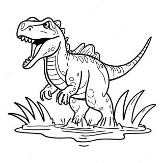 Baryonyx Pages À Colorier