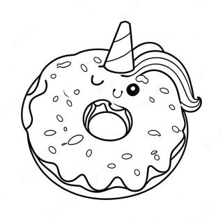 Page A Colorier De Donut Licorne 72544-59912