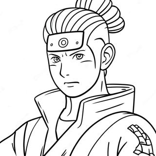 Page A Colorier Shikamaru Nara 72624-59971