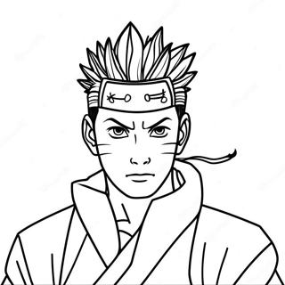 Page A Colorier Shikamaru En Jutsu Dombre 72625-59974