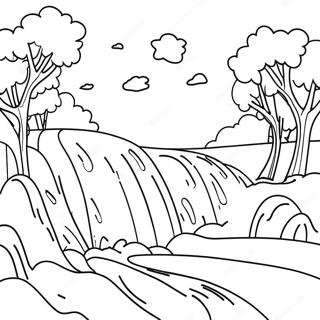 Page A Colorier Des Eaux Inondees En Furie 72655-60001