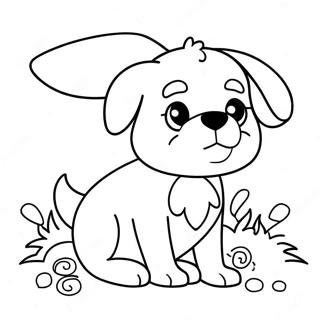 Page A Colorier De Chien De Paques 72664-59999