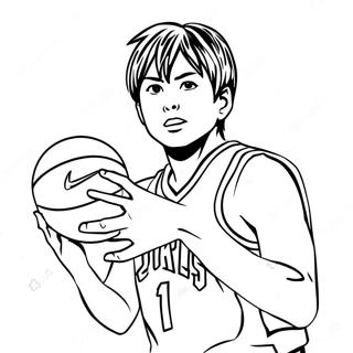 Page A Colorier Kuroko En Action 72805-60117