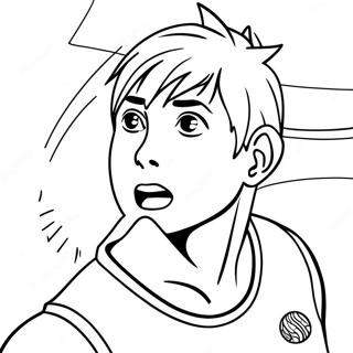 Page A Colorier Kuroko En Action 72805-60118